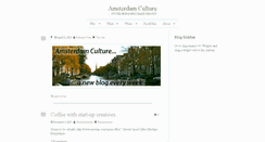 Desktop Screenshot of amsterdamculture.com