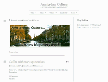 Tablet Screenshot of amsterdamculture.com